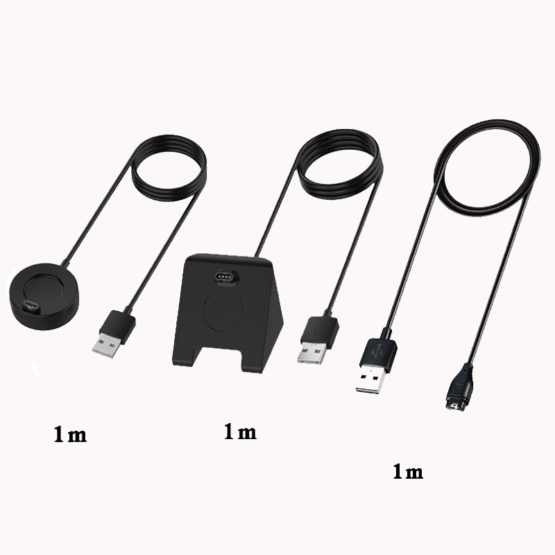 For Garmin Instinct Tide Tactica/Move Luxe Style/ D2 1M Charger Cable Charlie Delta Wireless Smart Watch USB Fast Charging Cable