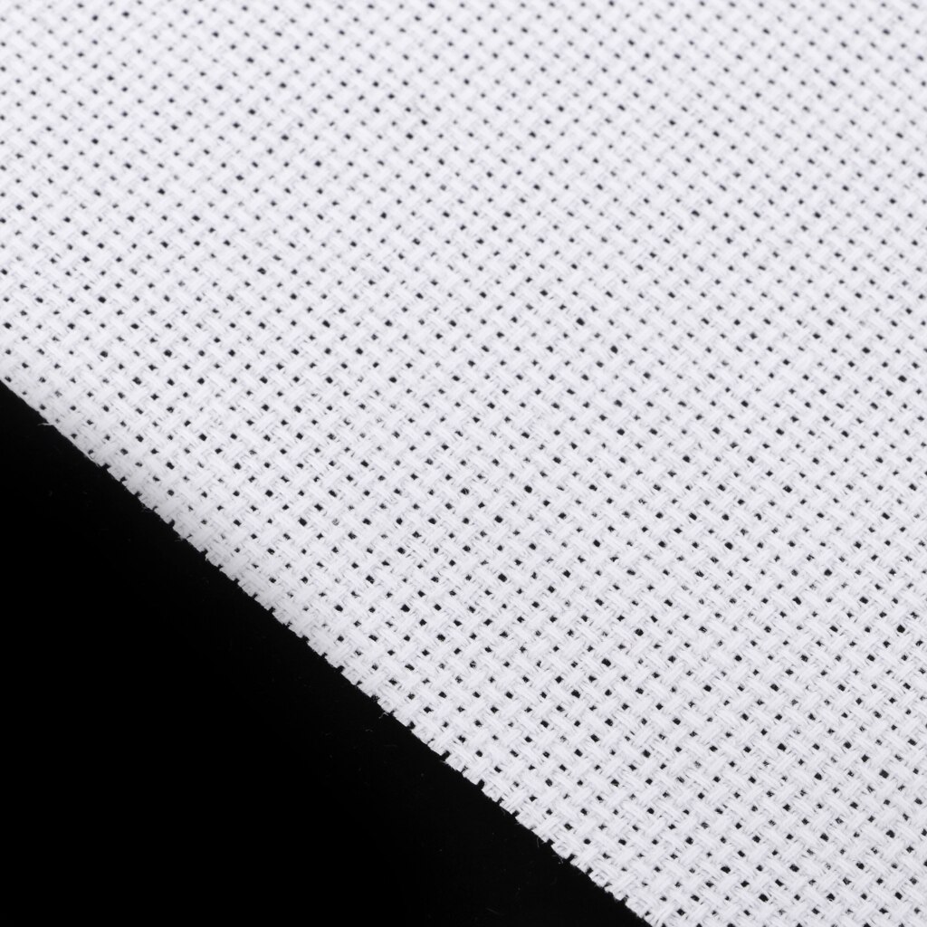 30x25cm White 14 Count Cross Stitch Cloth Aida Fabric Hand Embroidery Cloth