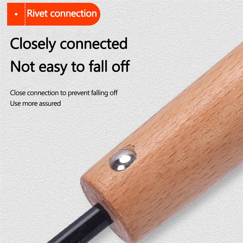 Garden Weeding Hook Compound Steel Sickle Manual Weeder with Wooden Handle Outdoor Digging Cultivator Single-claw Hook