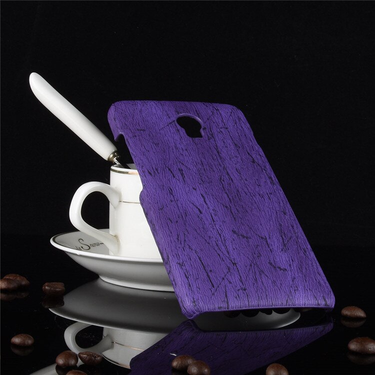 Subin voor lenovo vibe  p1 hoesje 5.5 inch pu hout lederen nerf mobiele holster voor lenovo vibe  p1 telefoonhoesje: Paars