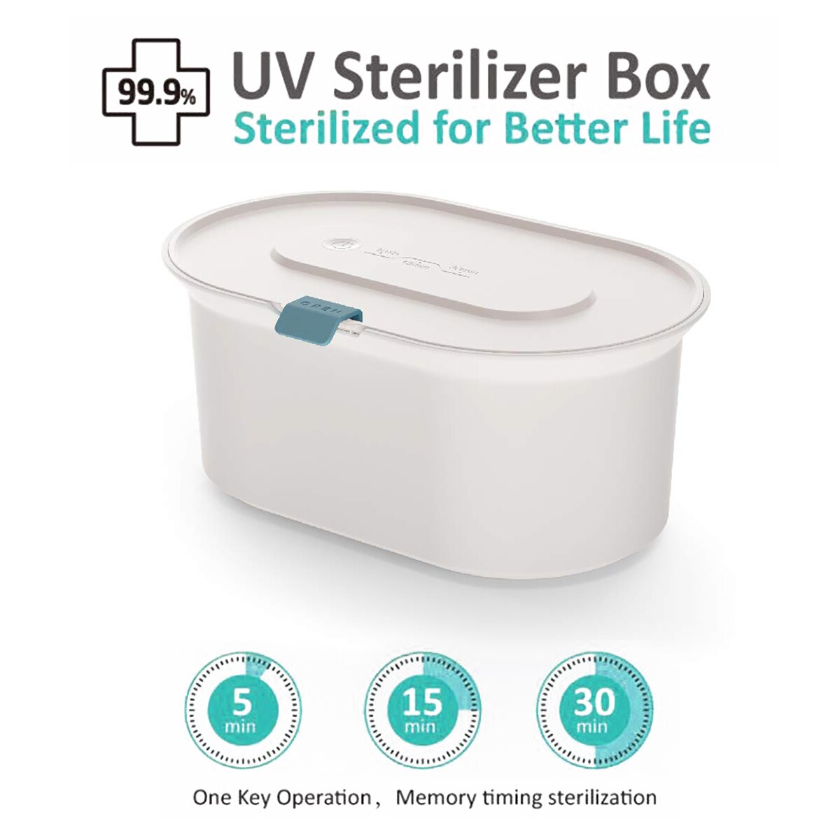 Portable UV Sterilizer Ozone Generator Box Phone Mask Cleaner Personal Sanitizer Disinfection Cabinet UV Lamp USB Charging