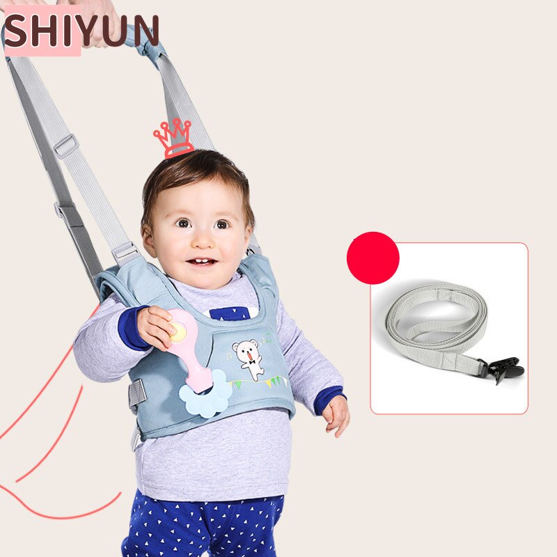 Shiyun Baby Walker Assistant Harness Peuter Leash Leren Lopen Kindje Riem Kind Veiligheid Harness Assistant Veilig Reins SZ97
