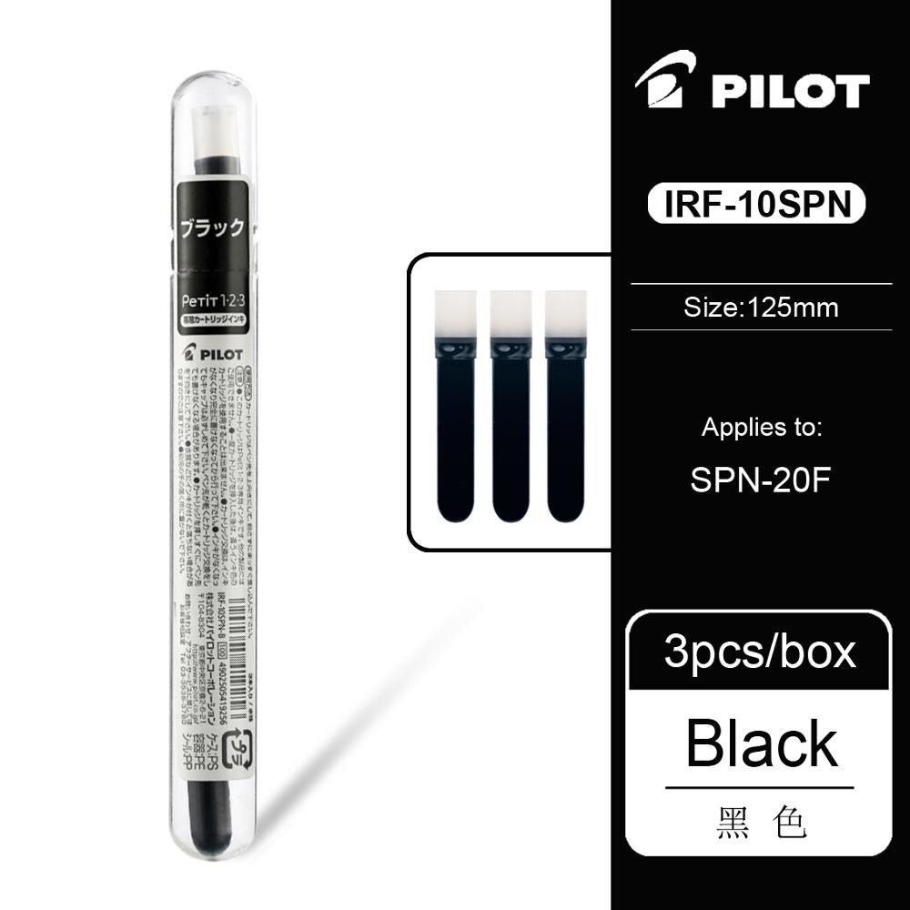 Pilot disposable ink IRF-10SPN small pen using color ink bag suitable for SPN-20F: black