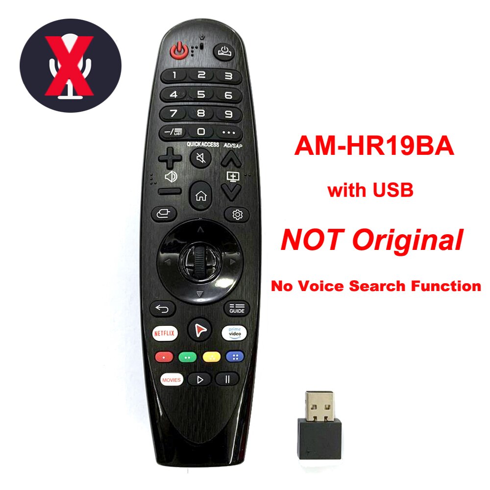 Originala en -mr19ba am -hr19ba fjärrkontroll för lg oled 4k uhd smart  tv 32 lm 630 bpla  um7100 plb  um7340 pva  um6970 w9 e9 c9 sm86