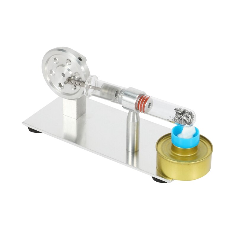 JHD-Mini Stirling Engine Mini Generator External Turbine Steam Engine Model Science Education Supplies