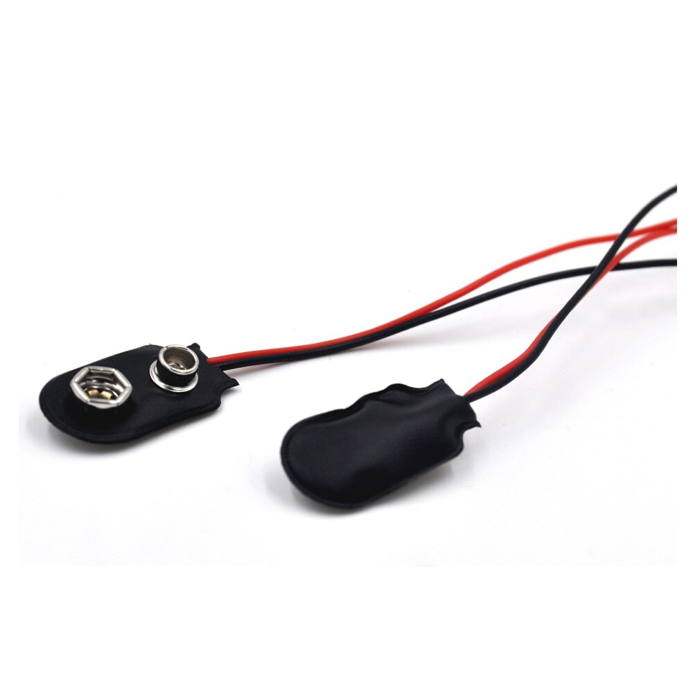 10pcs 9V Battery Snap Connector clip Lead Wires holder 9volt Battery