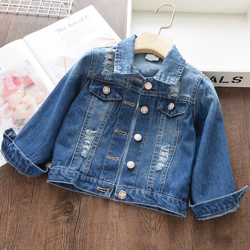 Baby Meisjes Jassen Lente Denim Jasje Voor Meisjes Herfst Eenhoorn Kids Jas Bovenkleding Baby Jongens Kleding Peuter Kinderen Kleding