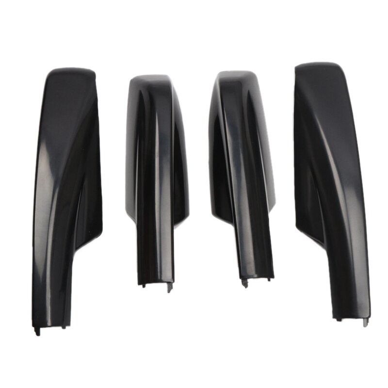 NewYall Black Roof Luggage Cargo Rail Rack End Cap