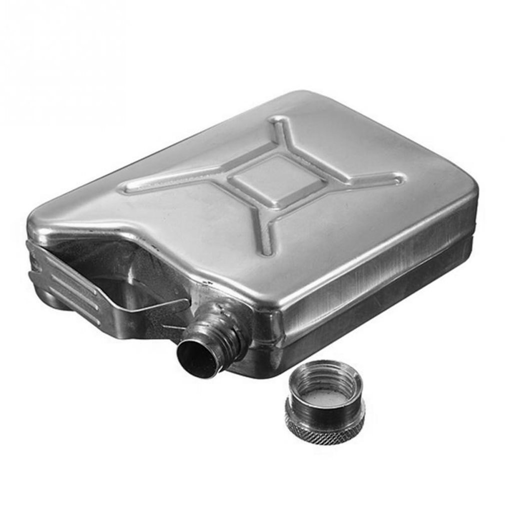 5 oz Jerrycan Oil Jerry Can Liquor Hip Flask Wine Pot Stainless Steel Jerrican Fuel Petrol Gasoline Can