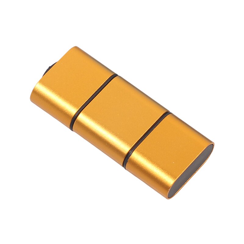 2 en 1 USB Type C à Micro SD TF lecteur de carte OTG adaptateur PC portable Android convertisseur de téléphone intelligent pour Huawei Xiaomi Samsung: Or