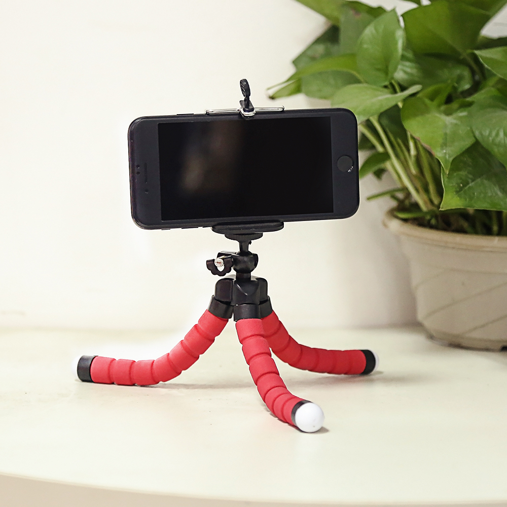 SCHIETEN Flexibele Octopus Statief Voor Gopro Xiaomi Yi 4K SJCAM Dslr Met Mobiele Telefoon Clip Tablet Stand Mount Voor mobiele Telefoon