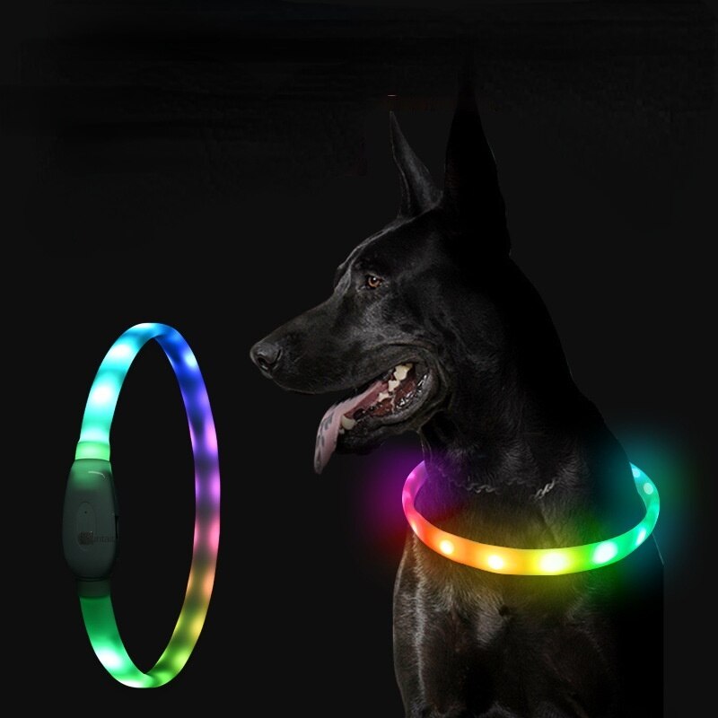 Hond Kraag Levert Led Hond Licht-Up Collardog Hals Hond Lichtgevende Halsband Grote Medium Kleine Hond Huisdier Kraag huisdier Accessoires