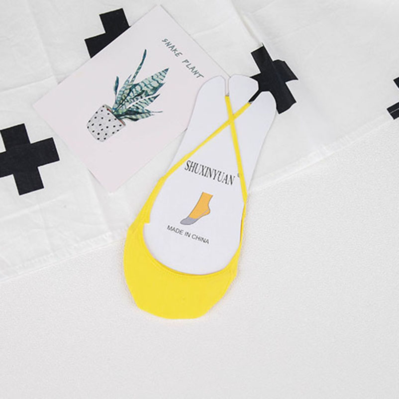 Zachte Katoen Slippers Vrouwelijke Kleurrijke Hoge Hakken Sokken Mode Vrouwen Ademend Boot Sokken Zomer Korte Onzichtbare Sok 5 Paren/partij: G