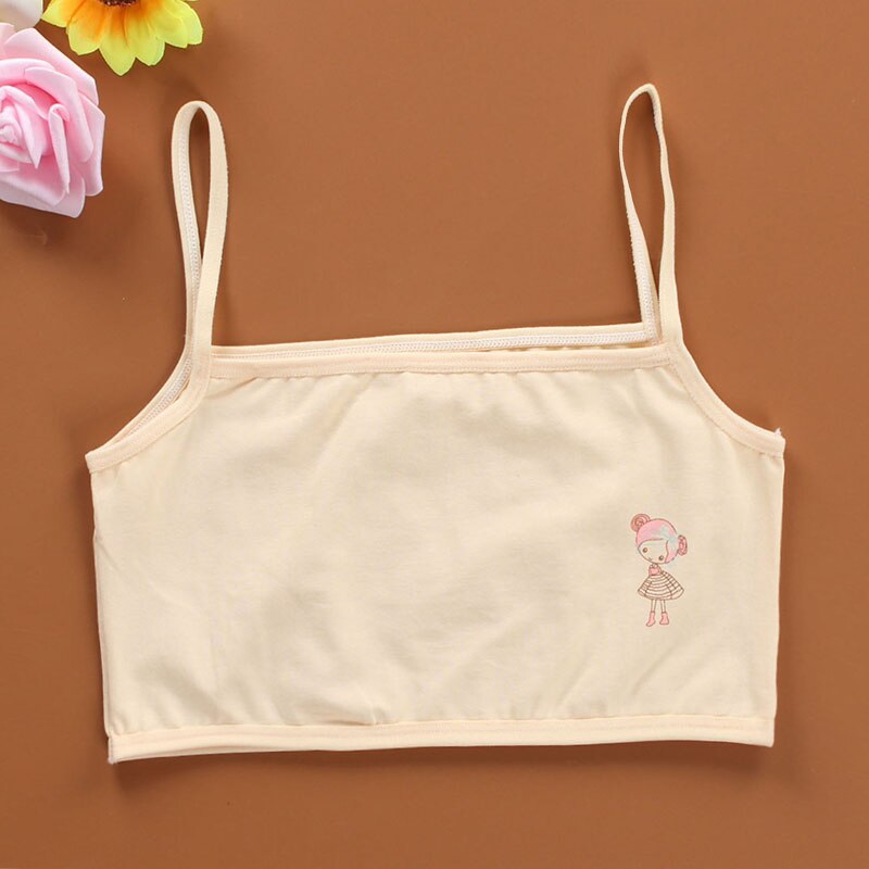 Bawełniane szelki biustonosze bielizna małe piersi młoda dziewczyna odzież topy dla dzieci bielizna od 8 robić 14 lat