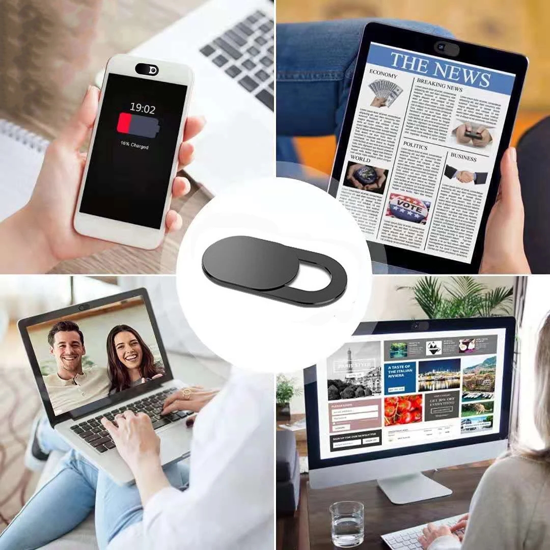 Webcam-Abdeckung, Auslöser, Magnet, Schieber, Kamera-Abdeckung, Sichtschutz, für iPad, Tablette, Laptop, PC, Kamera, Telefon, Objektive, Sichtschutz-Aufkleber