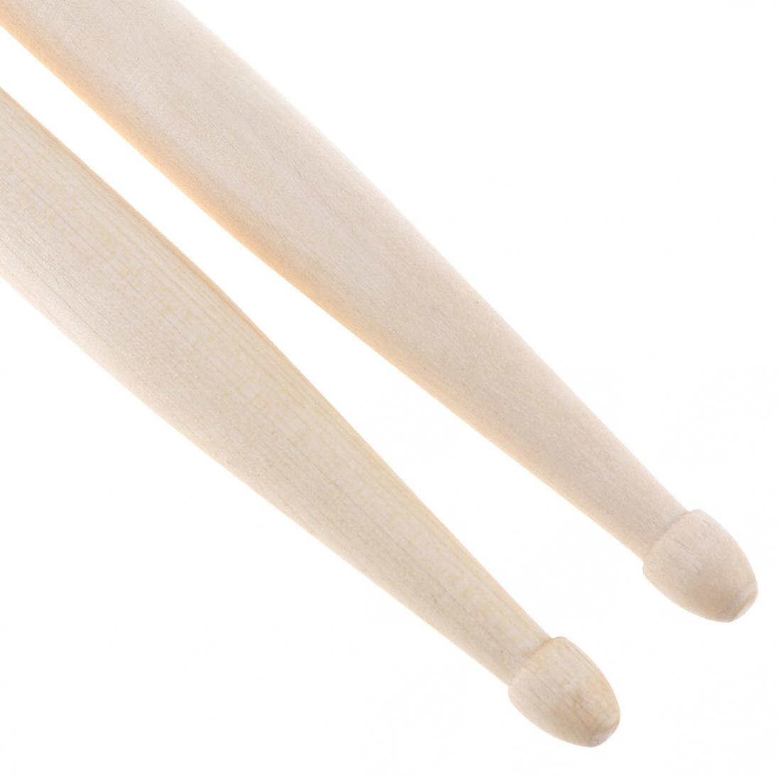 2 pièces! Le tambour en bois de baguettes d'érable de 5A colle des Options multiples de couleur pour le tambour