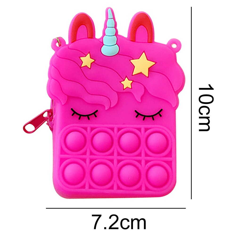 Druckblasen-geldbörse mit handschlaufe, sensorisches quetschspielzeug zum entspannen, druckentlastung, anti-stress-set für menschen mit autismus und adhs