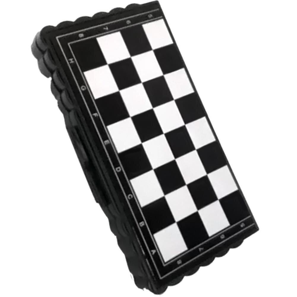 1set Mini ajedrez magnético plegable de plástico tablero de juego portátil juguete portátil