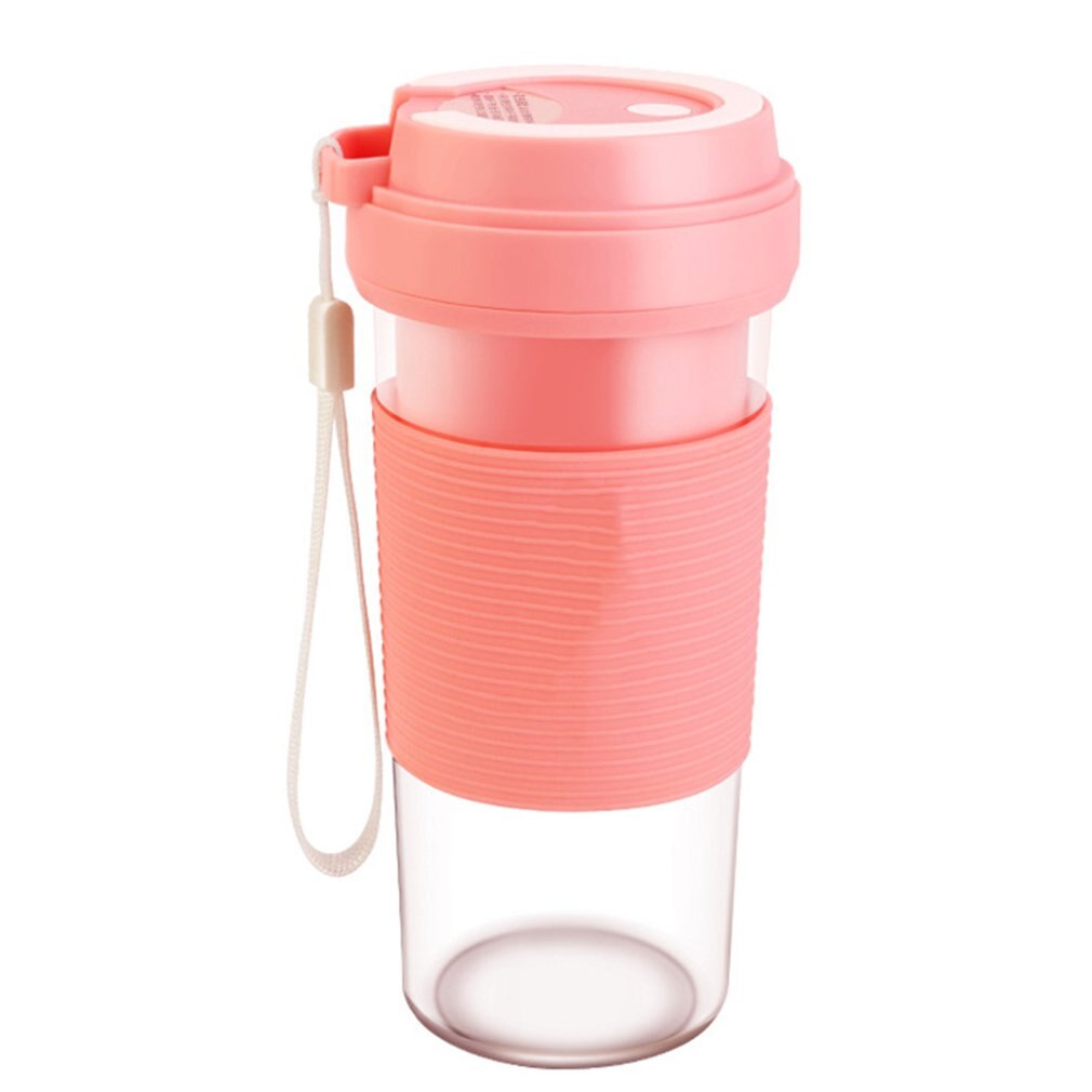 300ml bärbara juiceblandare usb juicepressar juicekopp multifunktions fruktmixer mixermaskin smoothies matberedare: Rosa