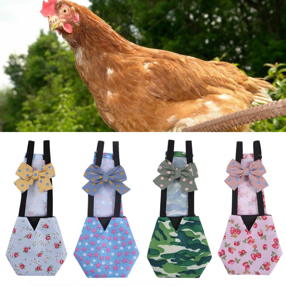 Chicken Cloth Diapers Pretty Pet Poultry Bowknot Diapers Comfortable Duckling Diapers