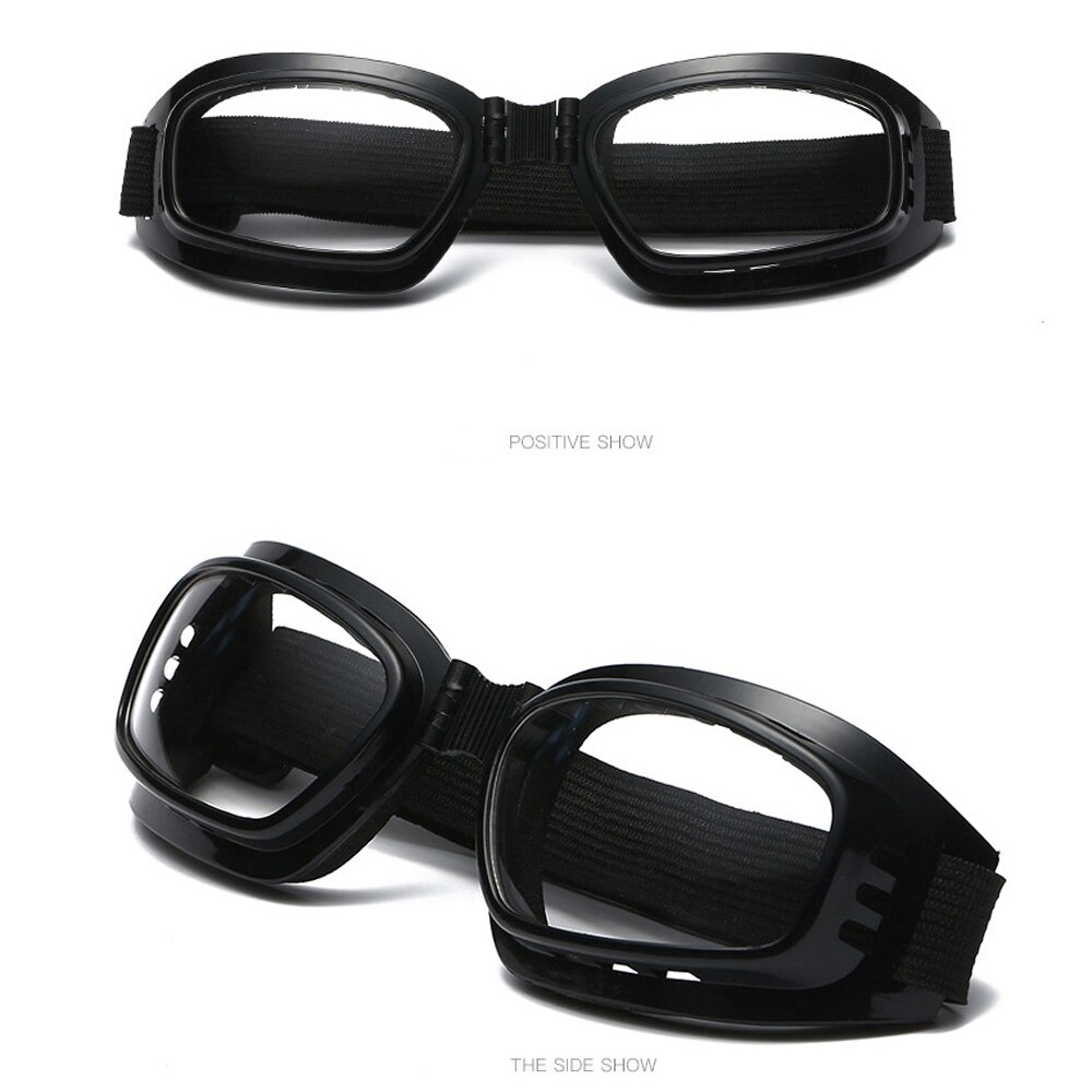 1 stk beskyttelsesbriller anti-impact øjenbeskyttelse sport lab work builder briller: Gennemsigtig