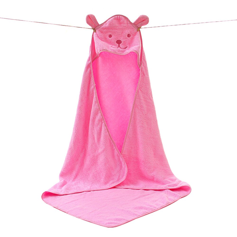 Babyhuva badhandduk med stora öron mjuk tjock bomullsbaddräkt för flickor och pojkar spädbarn bra val baby shower @ls