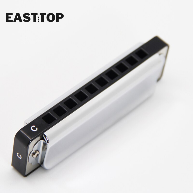 EASTTOP T004 10 hole advanced metal blues harmonica