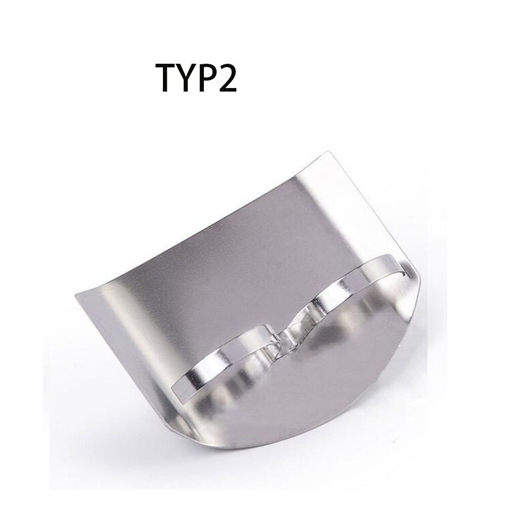 Stainless Steel Finger Guard Protect Finger Hand Finger Hand Protector Safe Slice Knife Cutting Finger Protection Kitchen Tool: Default Title