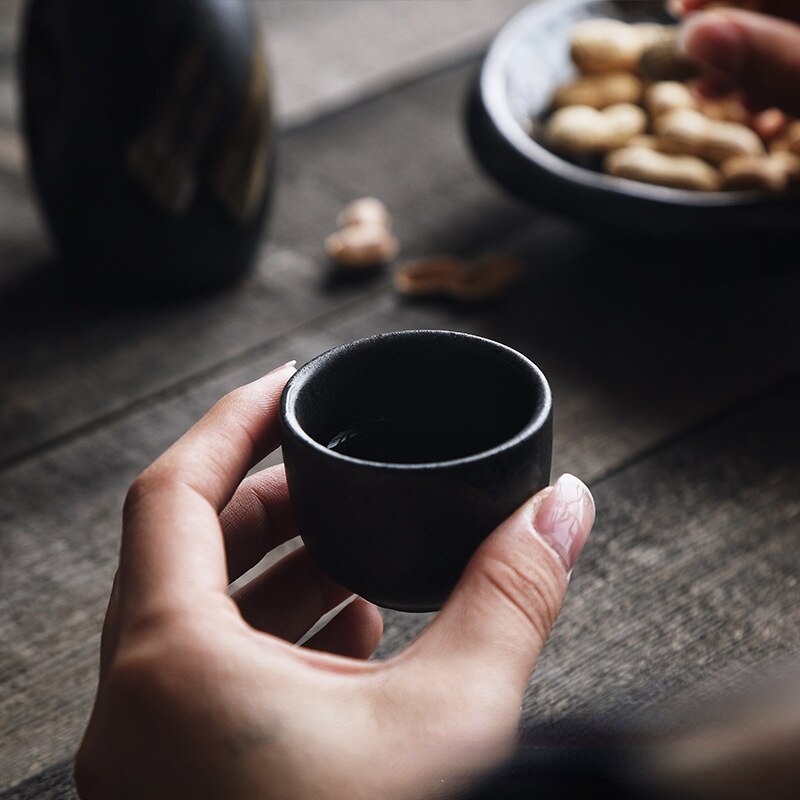 Ensemble de vin de Style japonais, ensemble de saké en céramique, distributeur de vin, vin blanc, tasse de vin de riz, petit verre à vin, ensemble de boissons pour la maison