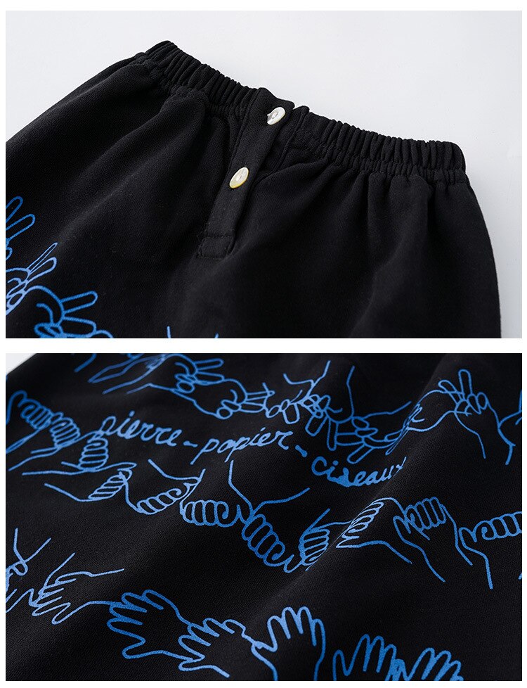 Crianças da menina de malha saias 10 12 anos imprimir preto hip saias 2020 outono nova moda casual roupas adolescentes