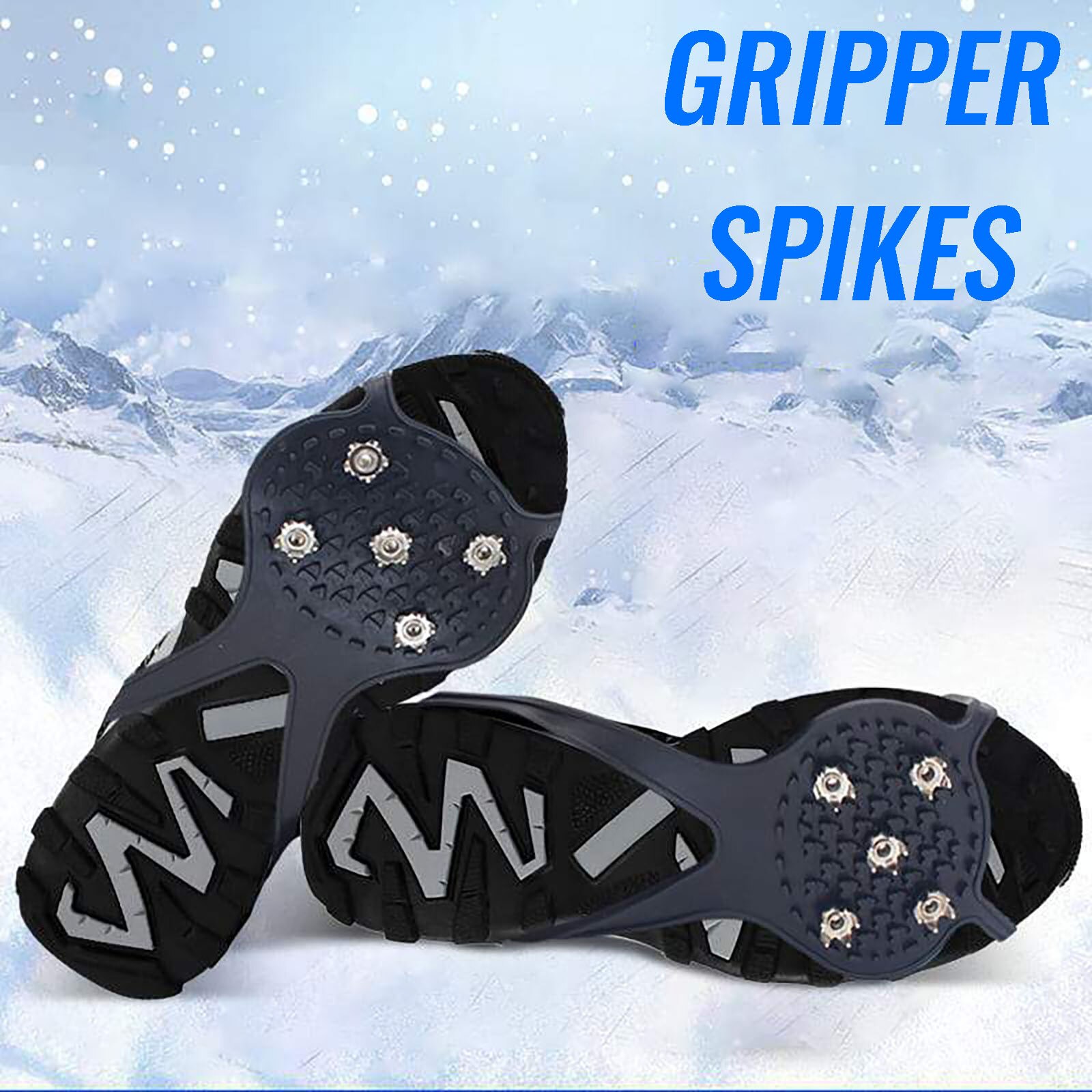 25 # Antislip Sneeuw Schoenplaten Schoenen Laarzen Cover Stap Ijs Spikes Grips Stijgijzers Voor Wandelen Winter Wandelen Klimmen vissen Anti-Slip