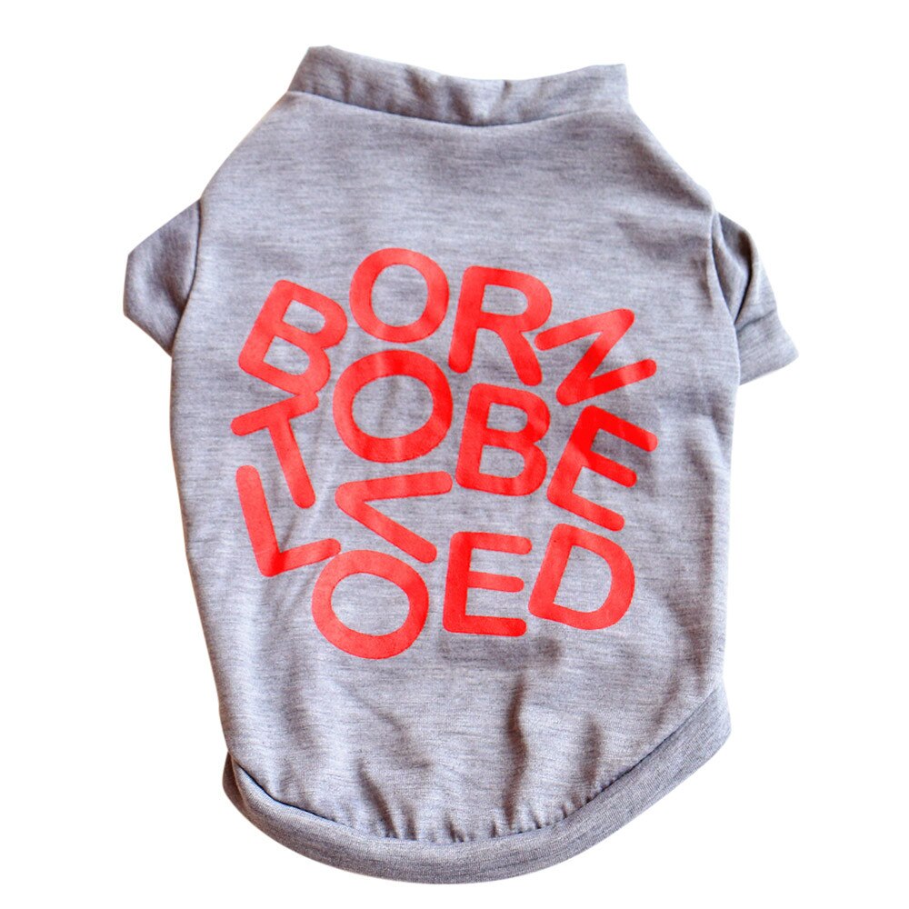 Vesten Leuke Kleine Pet Hond Kat Kleding T-shirts Kleding Vest Ropa Para Perros Chien Chemises # Een: L / GRAY