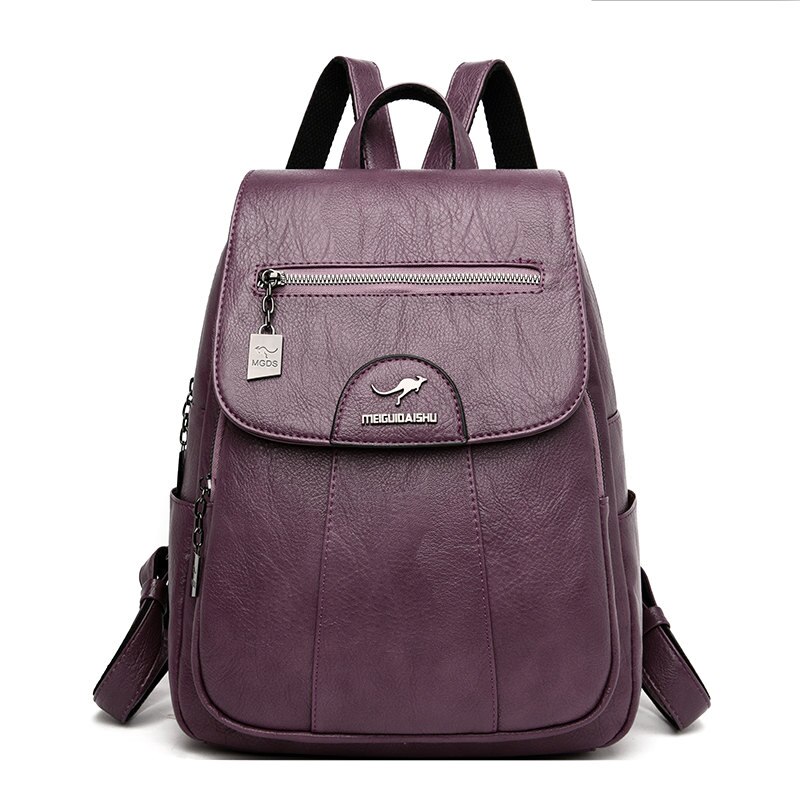 neue Frauen Rucksack PU Leder Rucksack Große Kapaz... – Vicedeal