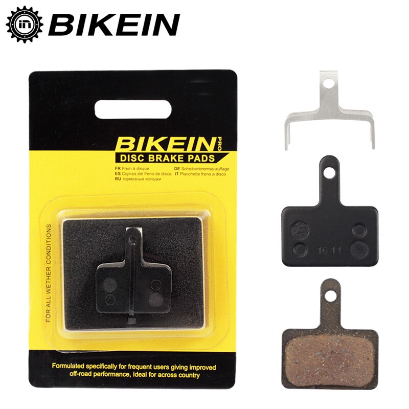 BIKEIN 4 Pairs MTB Bike Resin Disc Brake Pads For Shimano M375 M395 M416 M445 M446 M485 M495 M515 M525 Auriga Pro