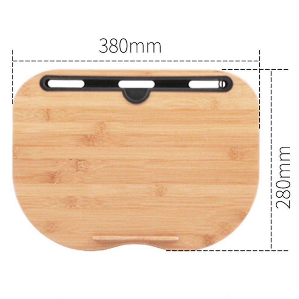 Multifunctionele knietafel, laptopbureau voor 14 inch computer, tablet, telefoon, opklapbaar, draagbaar, hoofdsteun voor buiten, kantoor, dutjekussen