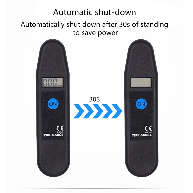 Zeer nauwkeurige digitale bandenspanningsmeter, bandenspanningsmeter voor auto's en vrachtwagens,  tg101 draagbare bandenspanningsmeters