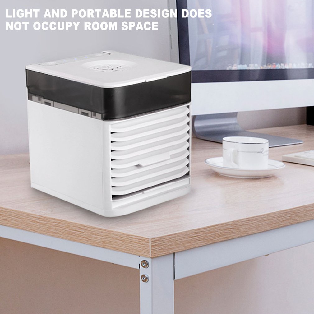 Mini Air Conditioner Air Cooler Fan 7 Colors Light USB Portable Air Conditioner Sterilization isinfection Air Cooling Fan