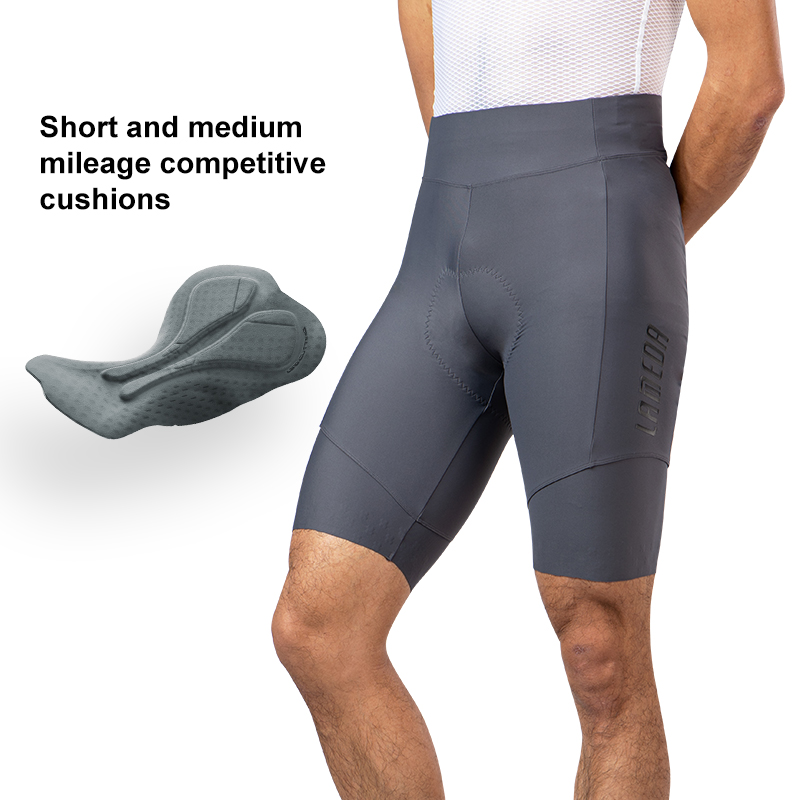LAMEDA Fietsbroek Reflecterende Road Mountainbike Shorts Rijden Fietsbroek MTB Shorts Ademende herenfietskleding: M / GRIJS