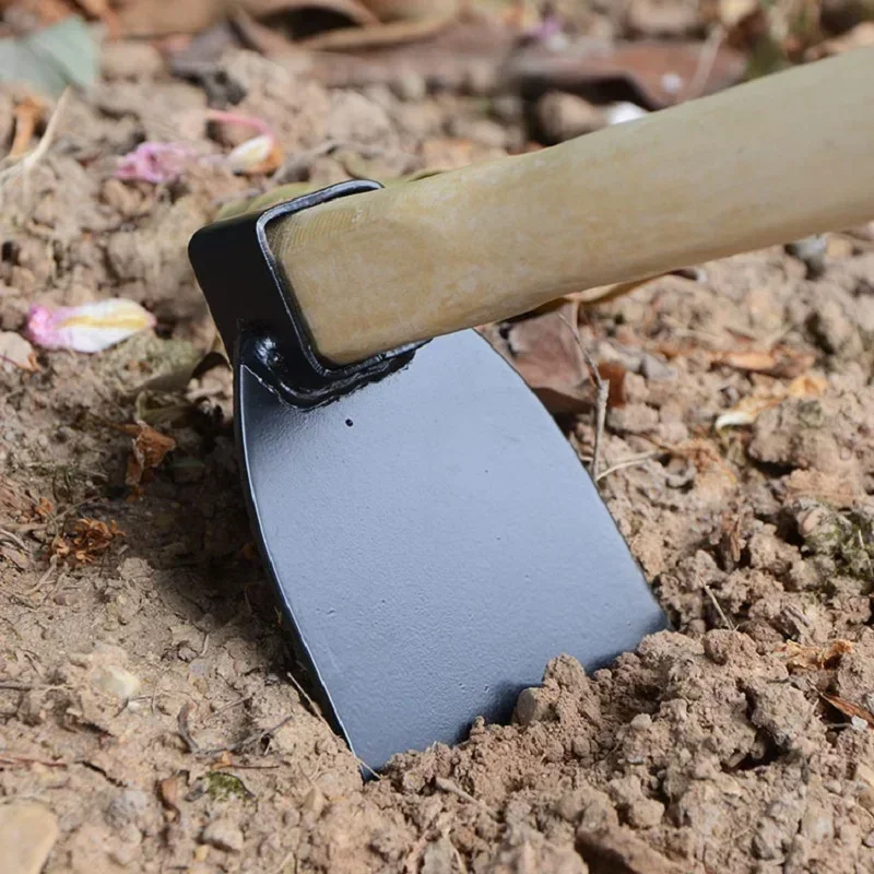 Herramienta de azada de jardín duradera, herramienta de jardinería agrícola, azada de jardinería vegetal, deshierbe multifunción para herramienta de mano al aire libre, 1pc