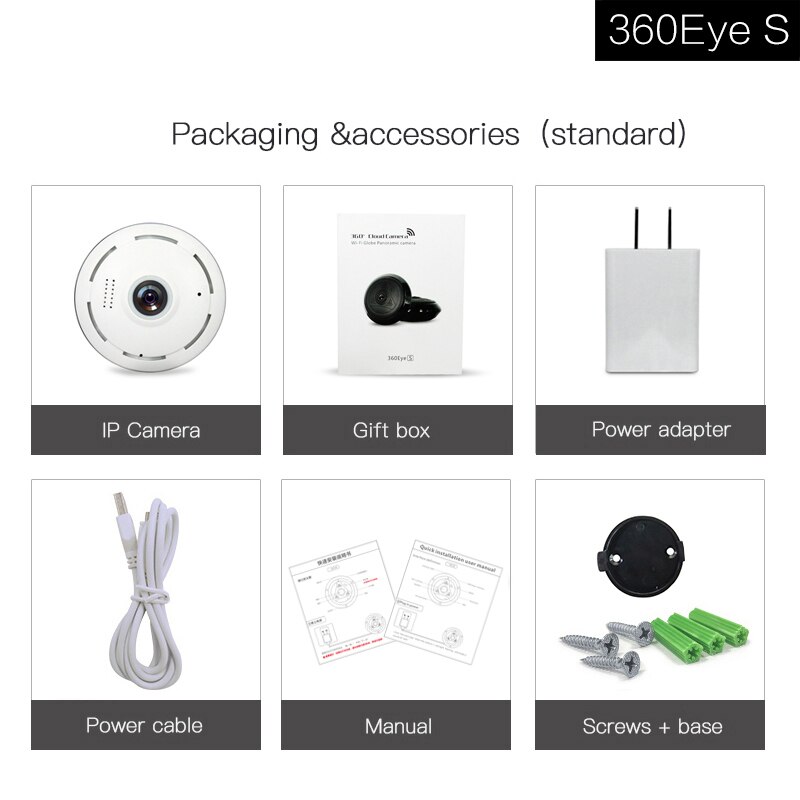 360 Degree Home Security IP Camera 960P Smart Panorama Wireless Fisheye Lens CCTV Wifi Camera Baby TF Card Monitor