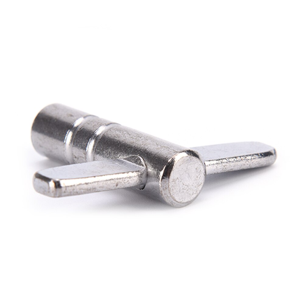5x5mm de Metal Universal palos de tambor de piel de afinación sintonizador sólido duradero Plaza zócalo de piezas y accesorios