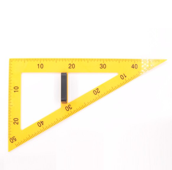 Math Teacher Ruler (Triangular Rulers,Protactor,Compasses); Teaching Math Set with Magnet Can Stick on the board School Supplies
