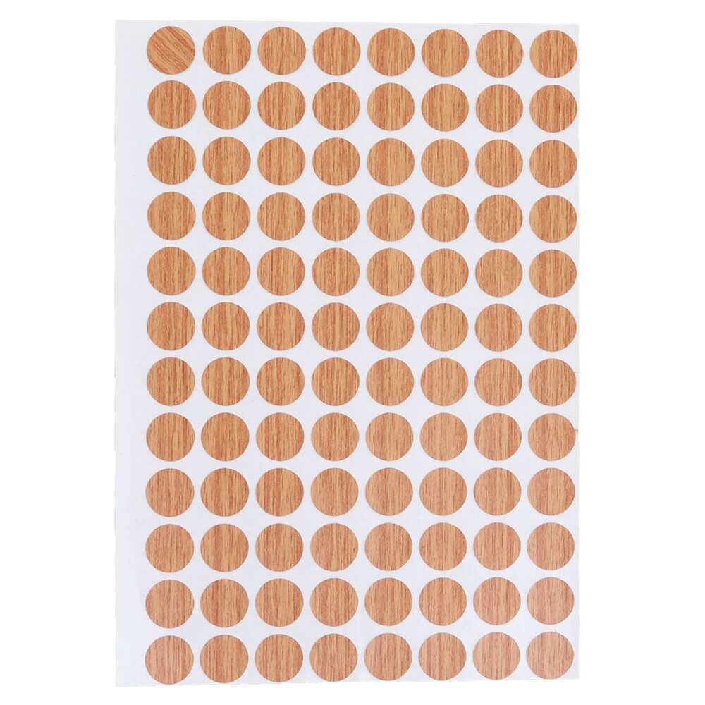 96pcs/sheet Screw Hole Cover Non-slip Decorative Screw Hole Cap Decal for Furniture: As Shown