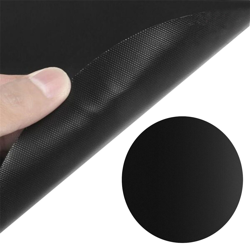 2pcs BBQ Grill Mat Nonstick Reusable Round Barbecue Mat Circle Cooking Oil Pad Black Round Mat PTFE Barbecue Mat BBQ Supplies