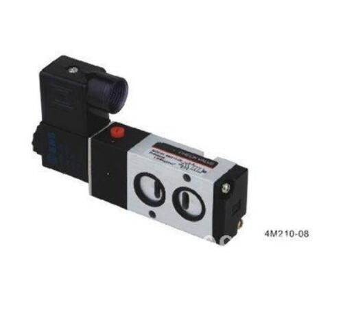 4M310-10 Dc 24V 5 Poort 2Pos 3/8 "Bsp Solenoid Air Valve Enkele Co 12V 24V Ac 110V 220V 4V310-10-DC24V 3/8 Npt,