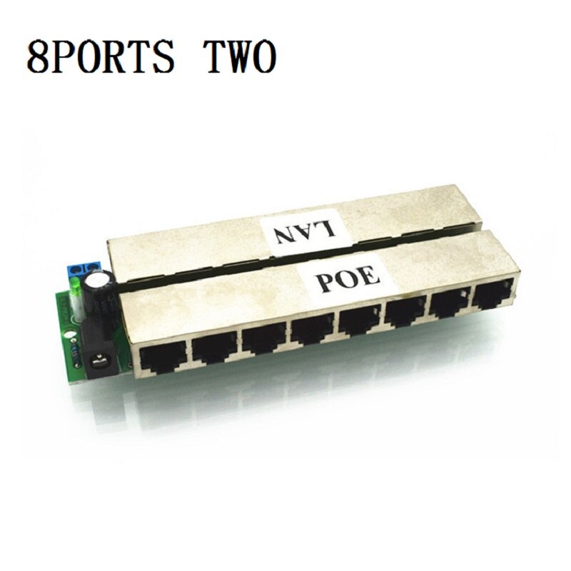 4 Channel Over Ethernet PoE Injector Module CCTV Surveillance IP Security