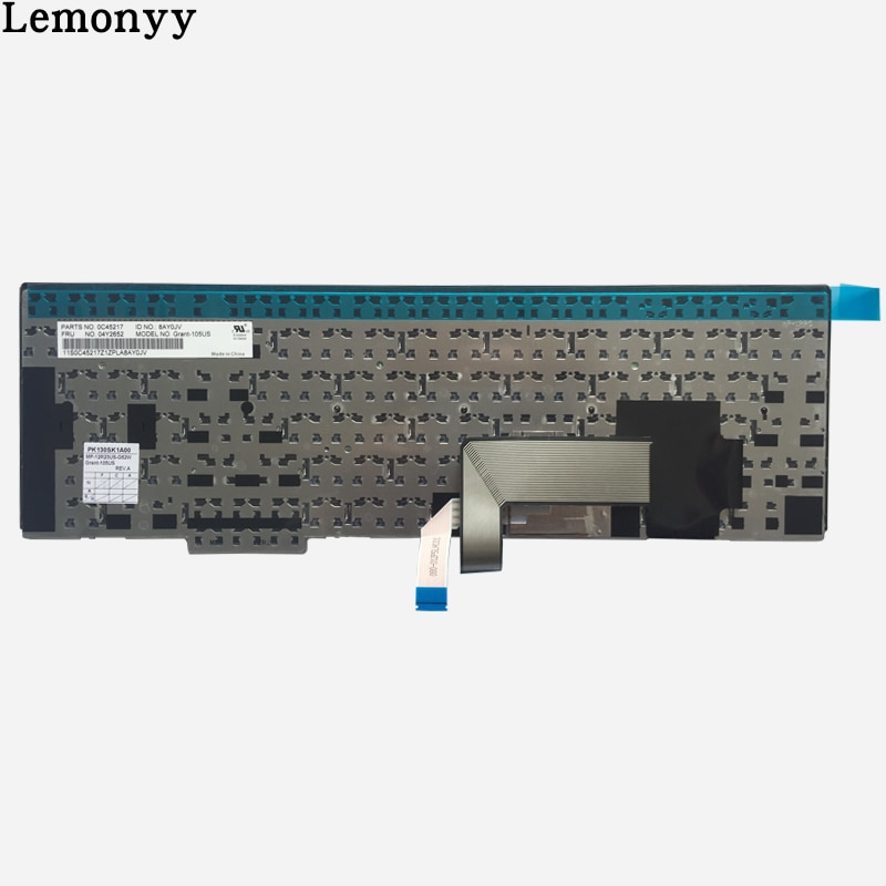US keyboard for lenovo IBM Thinkpad E540 E545 E531 T540 T540P W540 W541 W550sseries US laptop Keyboard 04Y2426