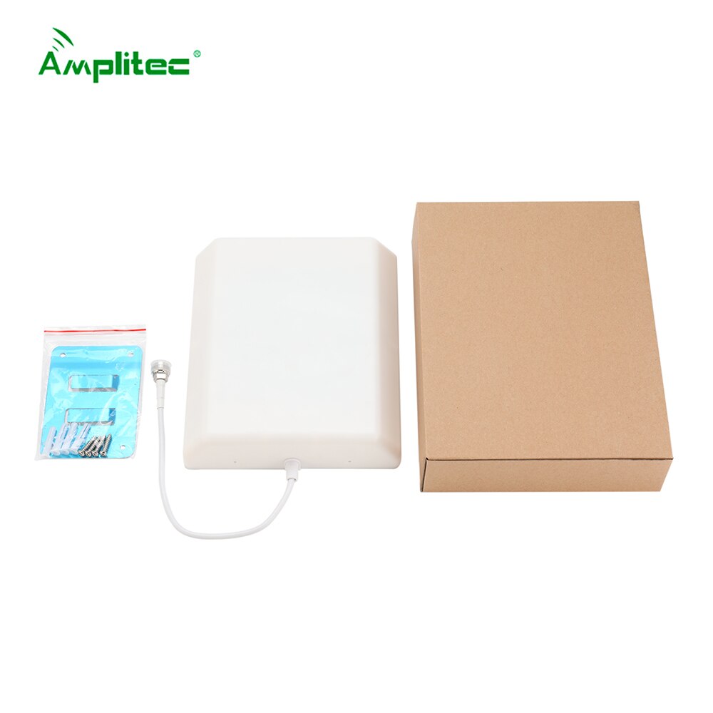 2G 3G 4G Antenna Outdoor Yagi 800-2500MHz Log Periodic+Indoor Panel Antenna For Mobile Phone Signal Repeater Booster amplifier