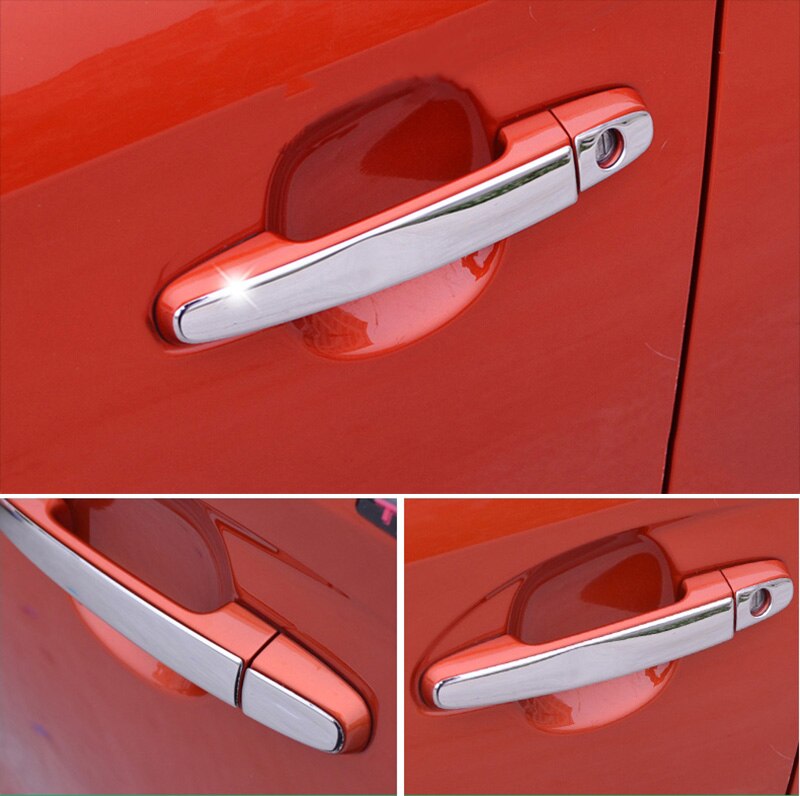 Fit For Toyota Camry Corolla Highlander Matrix Prius Rav4 Chrome Stainless Door Handle Cover Trim Molding Styling Cap Bezel