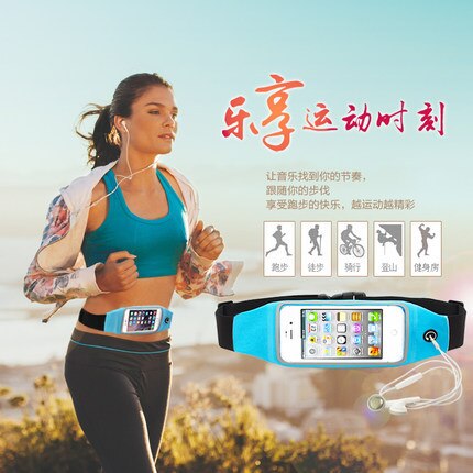 Universele 5.8 &#39;&#39;Sport Taille Tas Voor iPhone XR XS 8 7 6 6s Cover Voor Samsung Huawei xiaomi Case Running Wallet Phone Bags